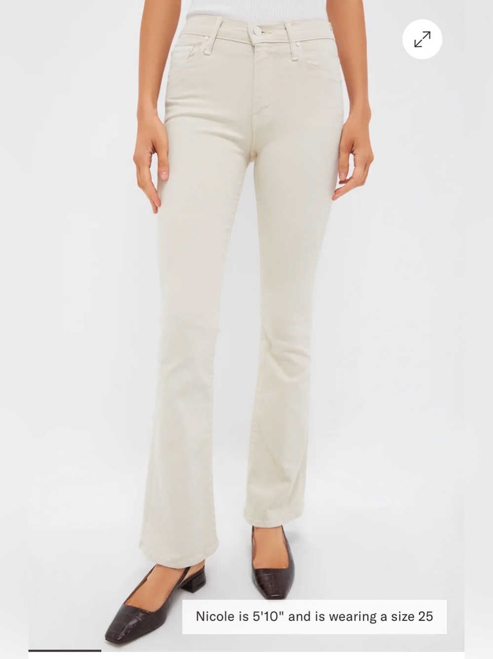 MOTHER the weekender sneak Jeans
